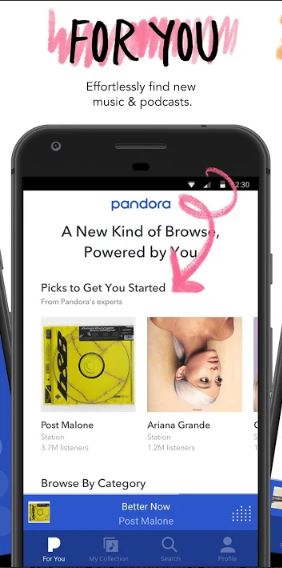 Pandora Music Premium Mod APK