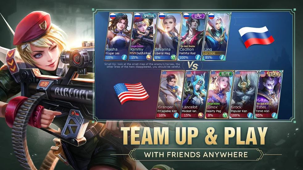 Mobile Legends: Bang Bang MOD APK 1.8.34.9055 (Menu/Skin/Money/diamonds/No  ban) Download