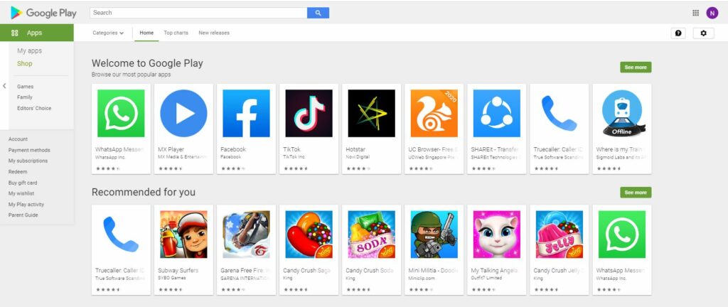 play store apk download for laptop
