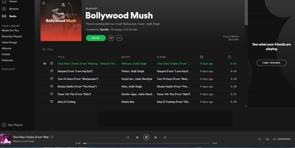 latest version fo spotify for mac issue