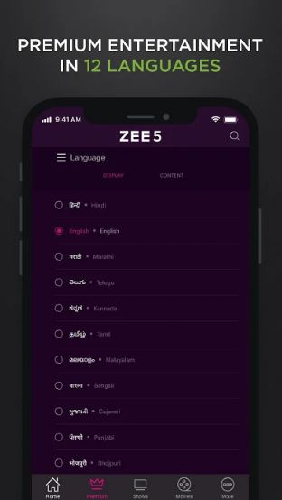 zee5 premium account id password