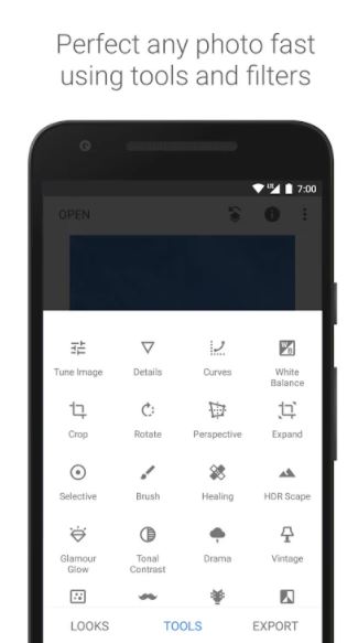 snapseed mod apk premium unlocked