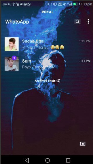 Feature of Royal WhatsApp Apk