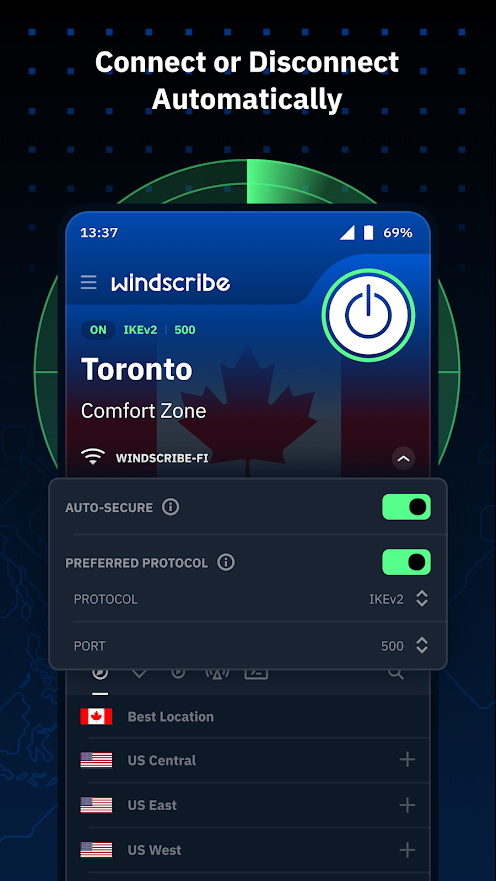 Windscribe VPN app