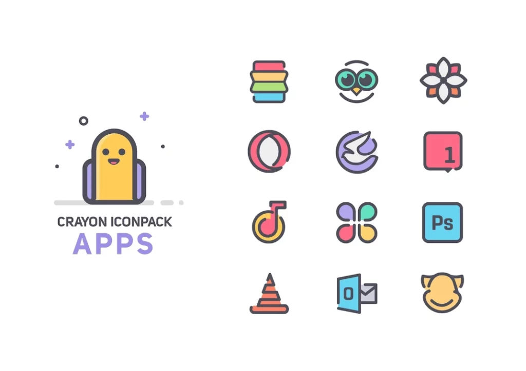 crayon icon pack download