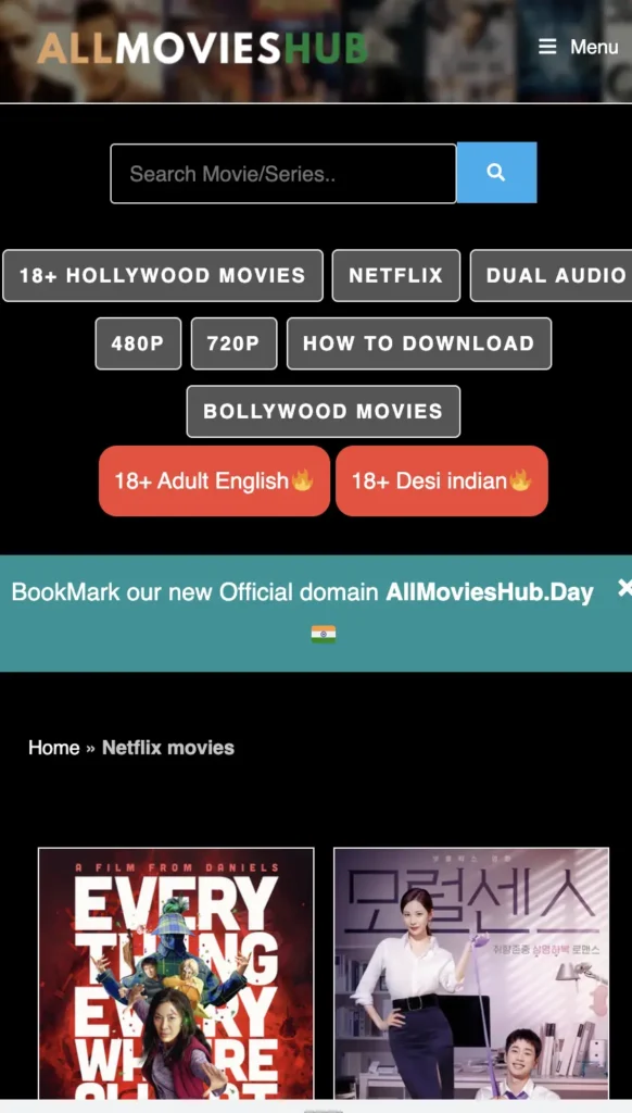 AllMoviesHub Apk Download Latest (Movies & Web Series)