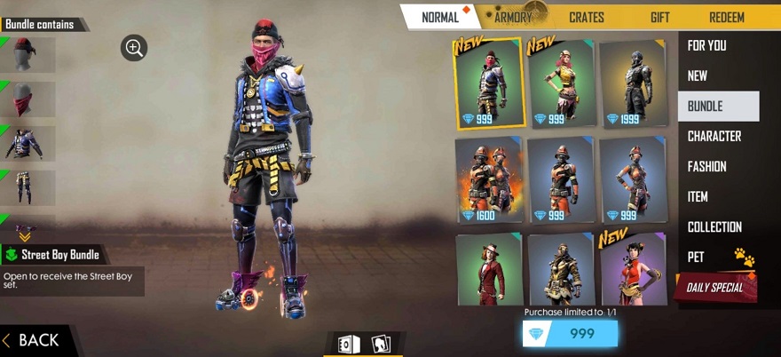 94FBR Free Fire Max Apk