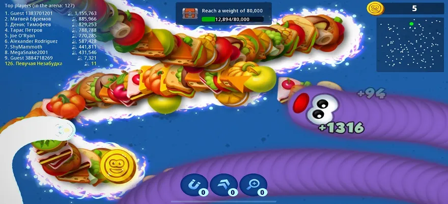 Step Into the Arena With Worms Zone Mod APK
