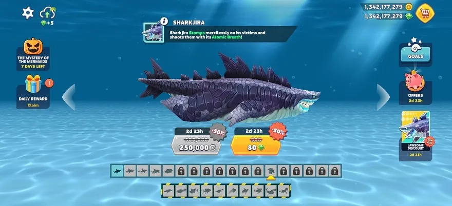Things You Can Do Inside Hungry Shark Evolution Mod APK