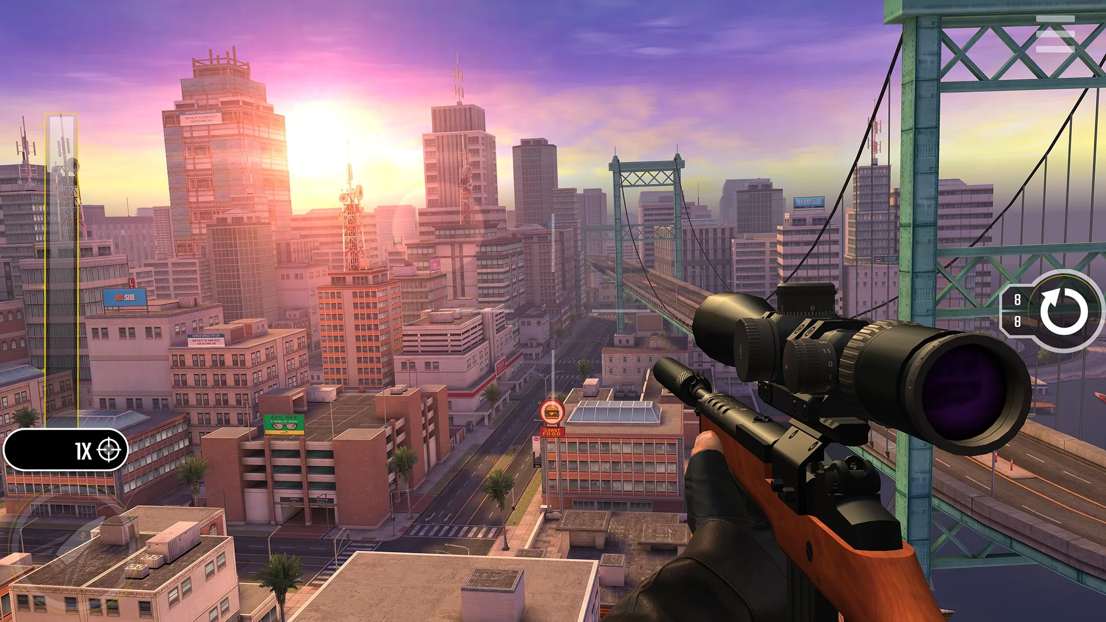 Gameplay Of Pure Sniper Mod APK