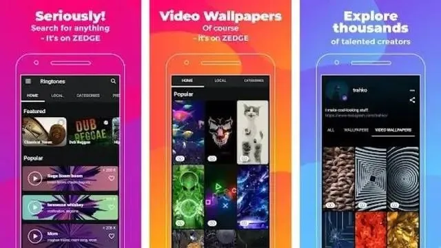Key Features of Zedge Mod APK