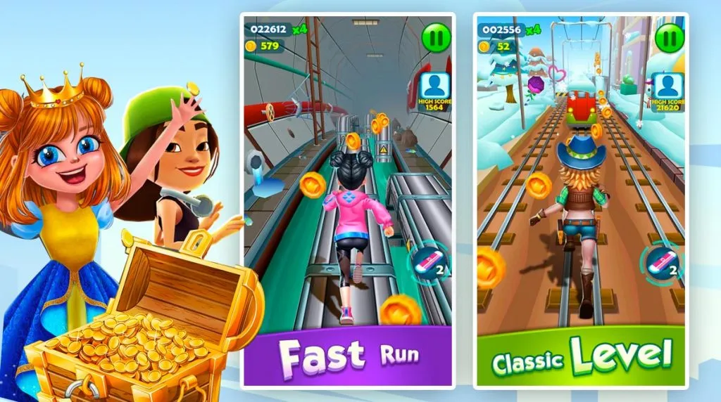 Subway Princess Runner Mod APK Features