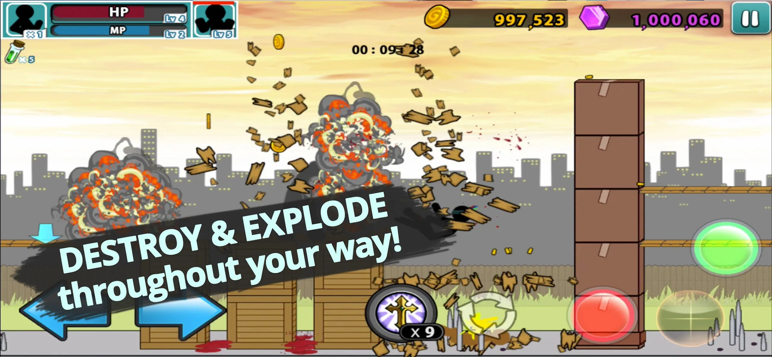 Features of Anger of Stick 5 Mod APK