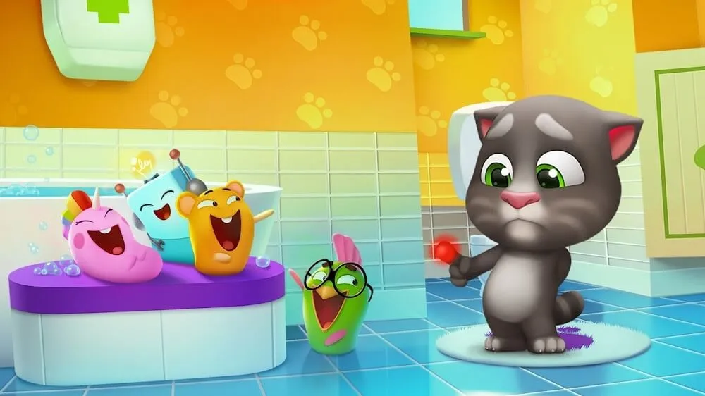 Gameplay of My Talking Tom 2